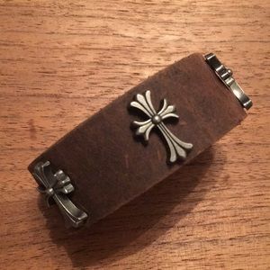 Vegan Faux Leather cuff bracelet